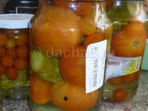 Классический рецепт маринованных помидор