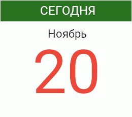 День 20 ноября 2026 года