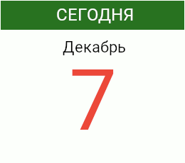 День 7 декабря 2026 года