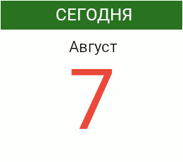 День 7 августа 2026 года